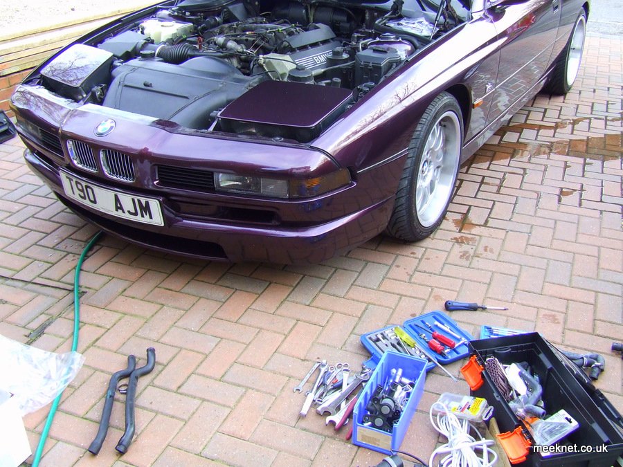 BMW E31 Heater Valves and Auxiliary Water Pump Replacement