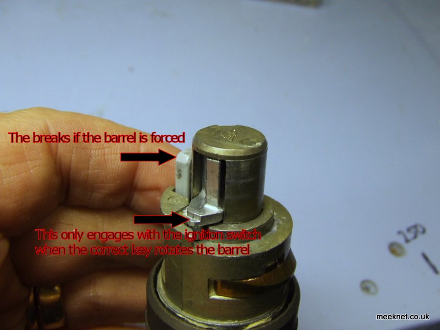 How to remove a nissan quest ignition tumbler #5