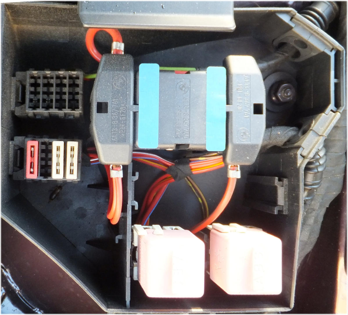 Is The Layout Of The Power Distribution Module Showing The 9 Fuse