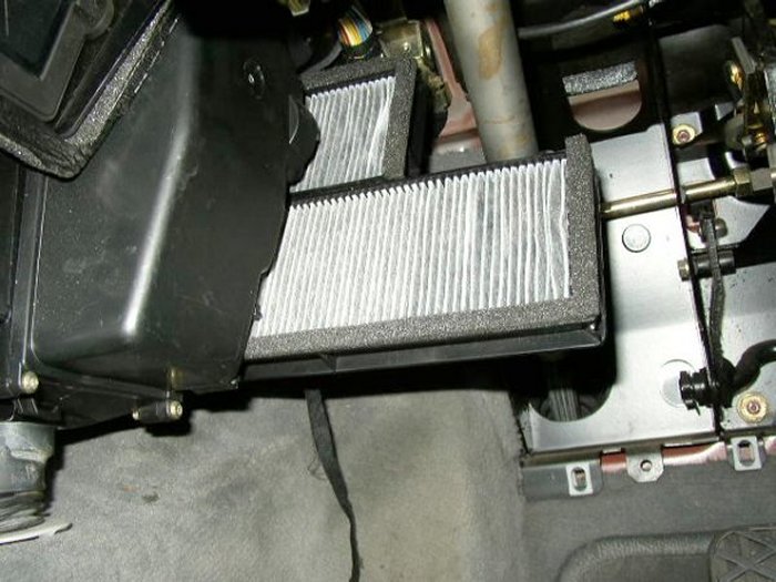 Replace microfilter bmw 7 series