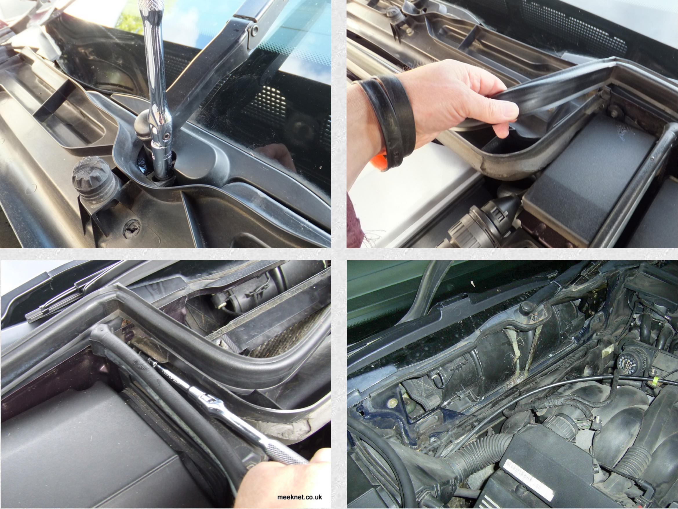 While we are in there - the coolant pipe shown below looks like it's on its last legs, this is the famous exploding coolant pipe - you might as well replace ...