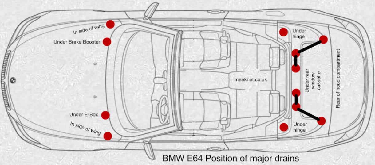JS BMW 6' Series E63 E64 Window Lifter Switch Passenger's Side 